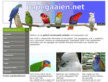 Tablet Screenshot of papegaaien.net